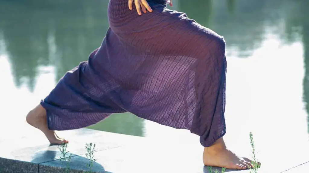 person practicing yoga