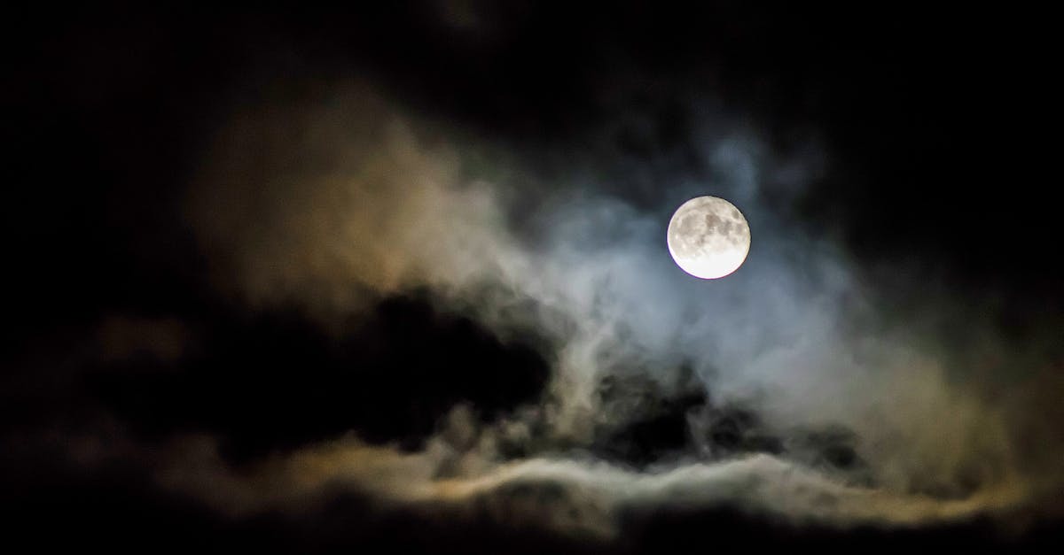 Clouds Under Full Moon 1