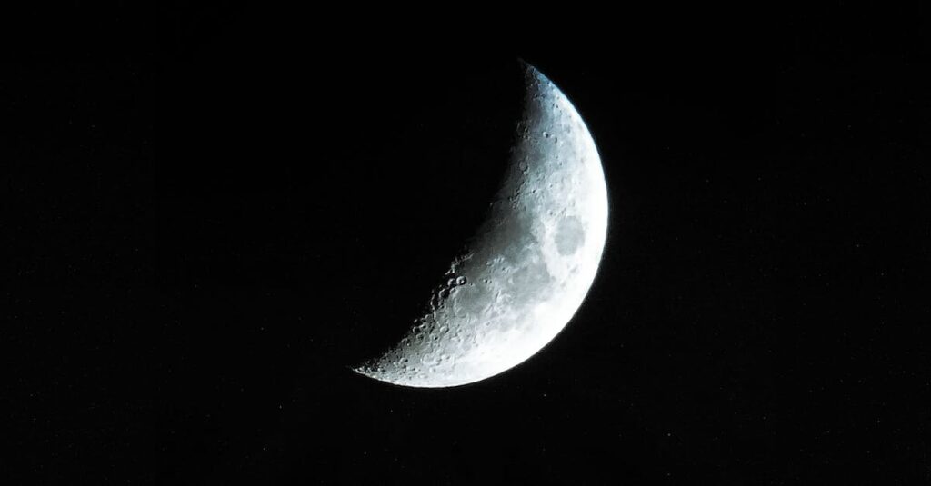 Half Moon at Nighttime 1
